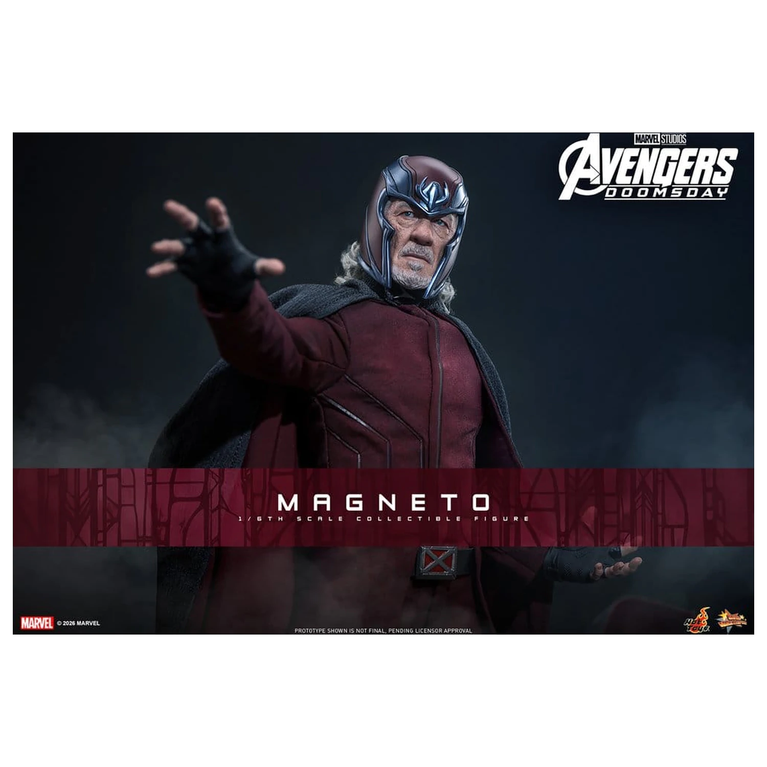 Avengers: Doomsday Movie Masterpiece akcijska figura 1/6 Magneto 30 cm fotografija proizvoda