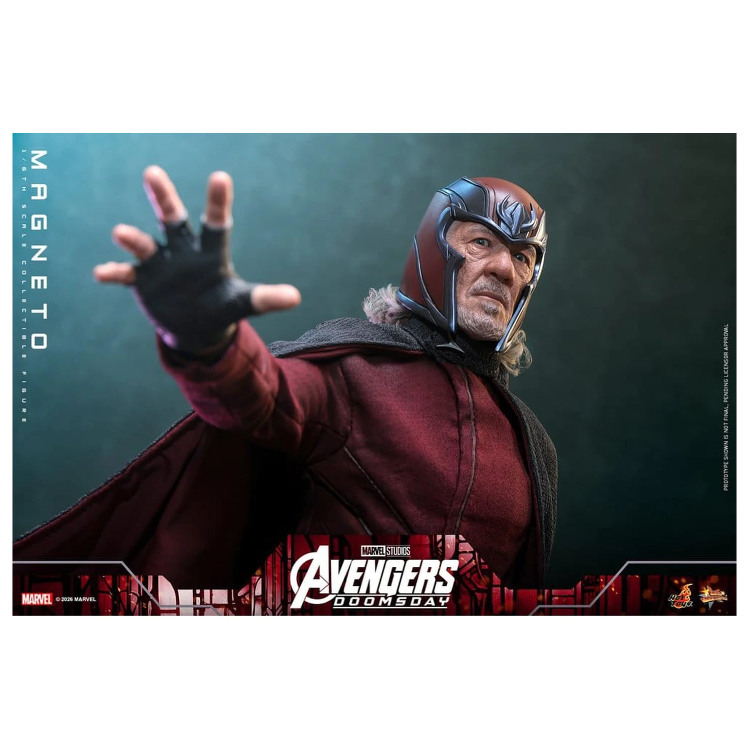 Avengers: Doomsday Movie Masterpiece akcijska figura 1/6 Magneto 30 cm fotografija proizvoda