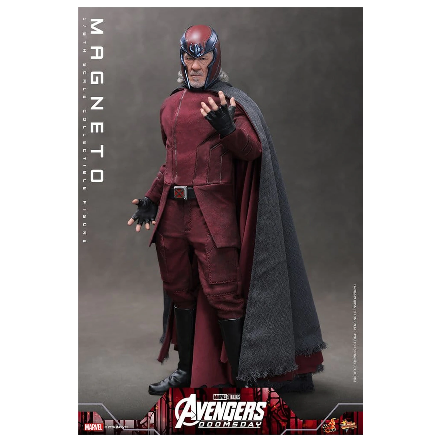 Avengers: Doomsday Movie Masterpiece akcijska figura 1/6 Magneto 30 cm fotografija proizvoda