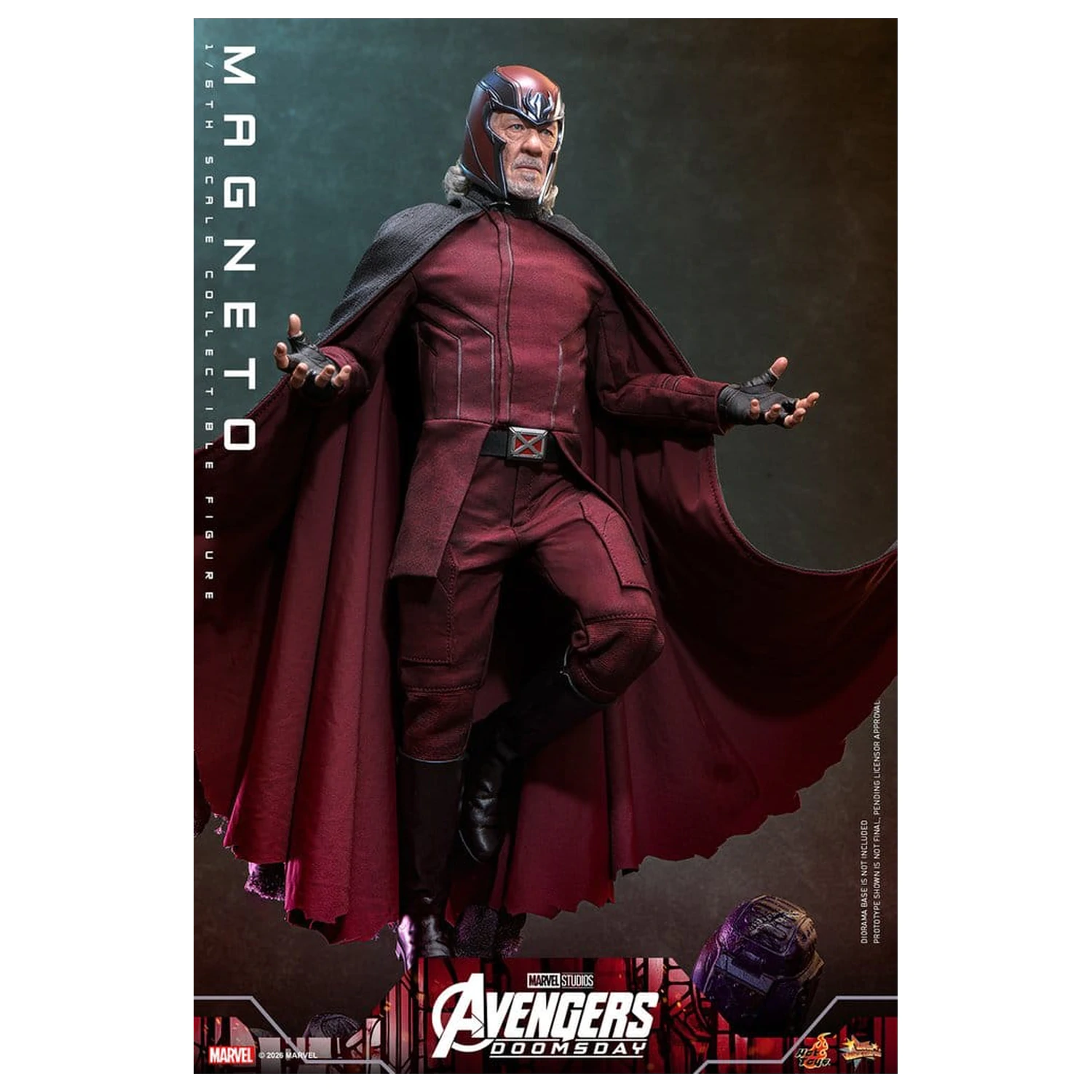 Avengers: Doomsday Movie Masterpiece akcijska figura 1/6 Magneto 30 cm fotografija proizvoda