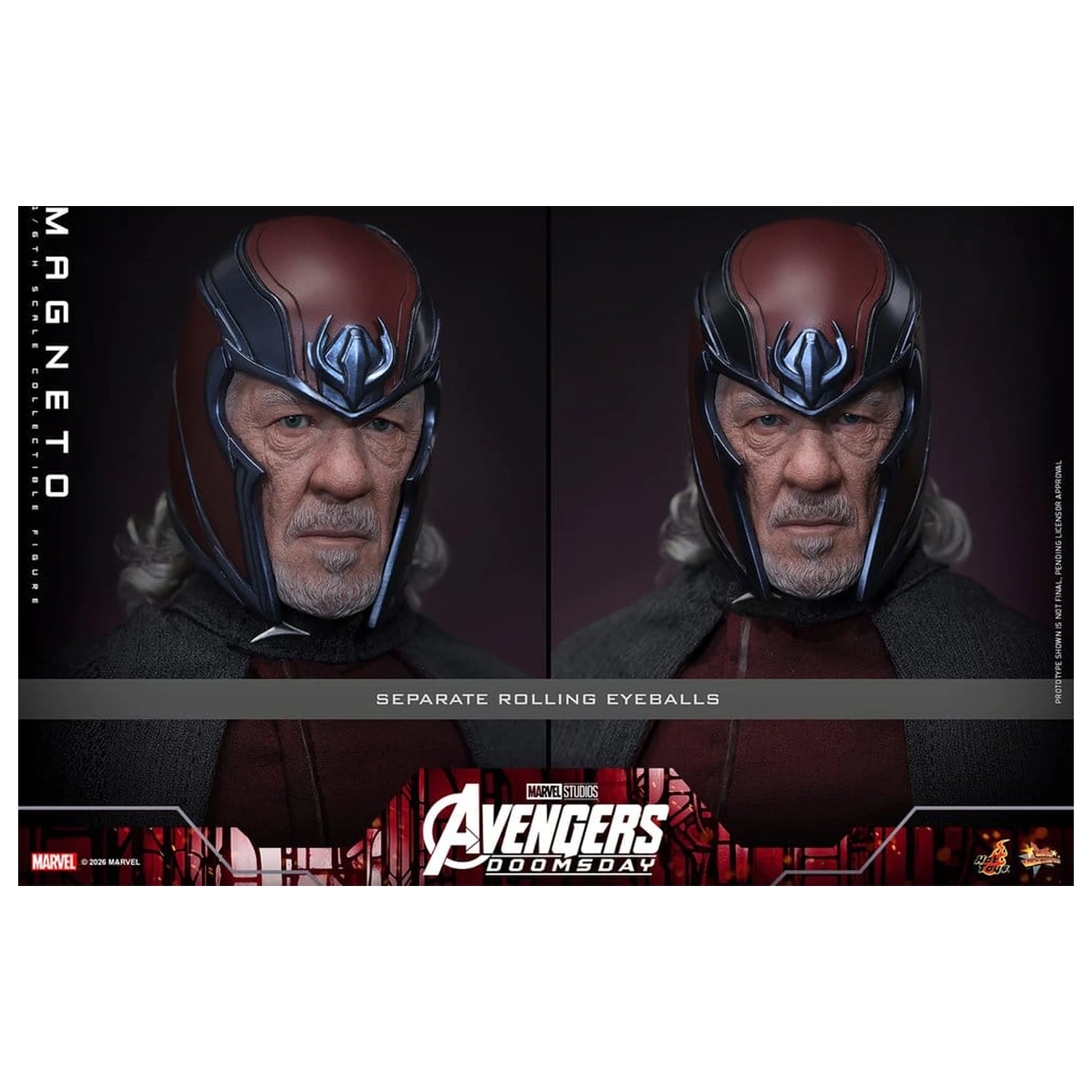 Avengers: Doomsday Movie Masterpiece akcijska figura 1/6 Magneto 30 cm fotografija proizvoda