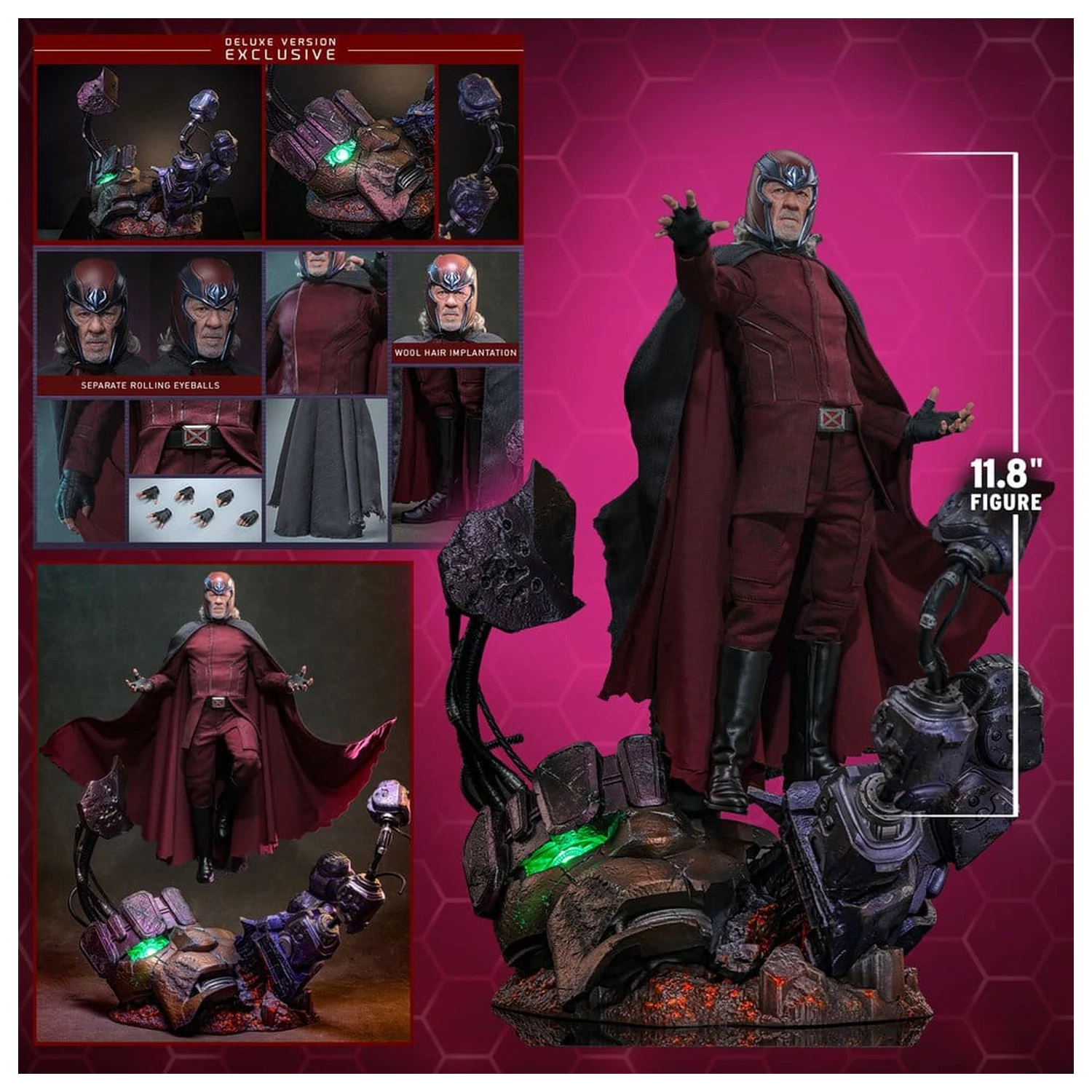 Avengers: Doomsday Movie Masterpiece akcijska figura 1/6 Magneto (Deluxe verzija) 30 cm fotografija proizvoda
