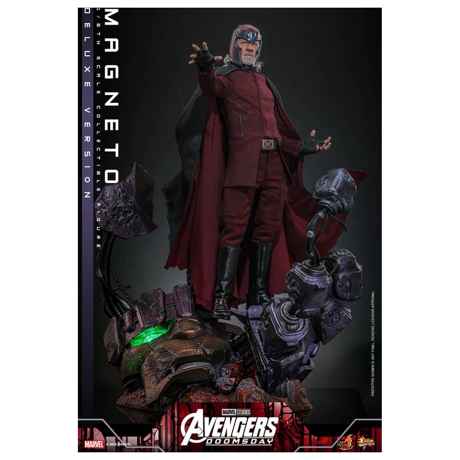 Avengers: Doomsday Movie Masterpiece akcijska figura 1/6 Magneto (Deluxe verzija) 30 cm fotografija proizvoda