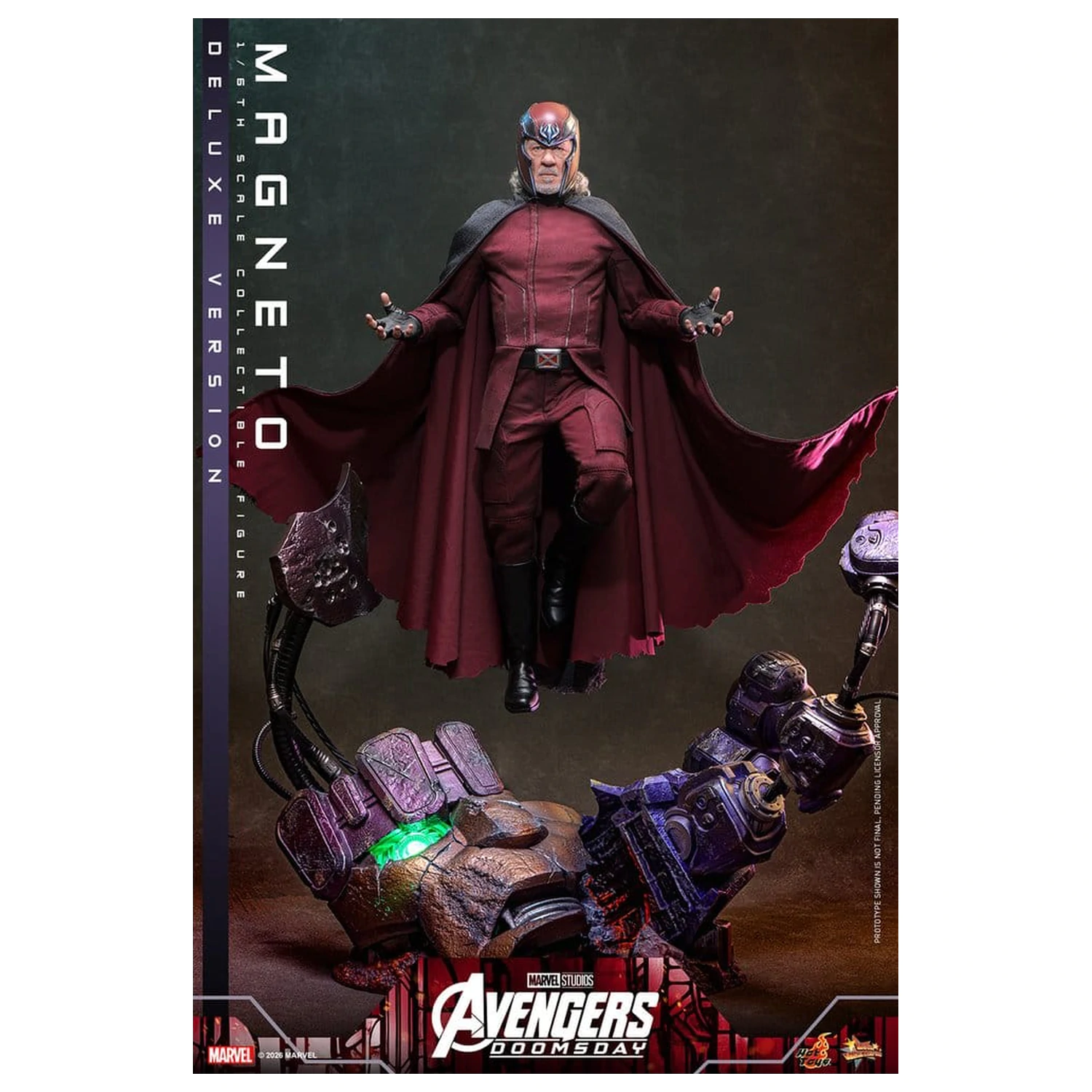 Avengers: Doomsday Movie Masterpiece akcijska figura 1/6 Magneto (Deluxe verzija) 30 cm fotografija proizvoda