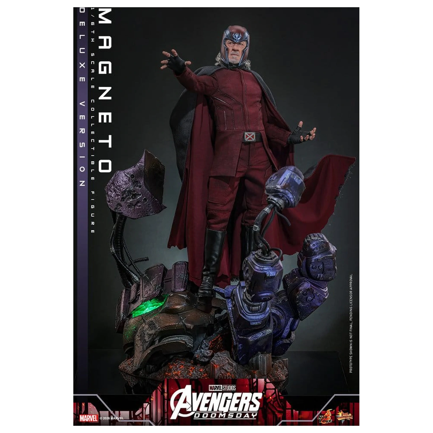 Avengers: Doomsday Movie Masterpiece akcijska figura 1/6 Magneto (Deluxe verzija) 30 cm fotografija proizvoda