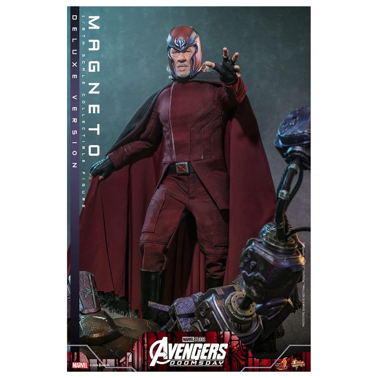 Avengers: Doomsday Movie Masterpiece akcijska figura 1/6 Magneto (Deluxe verzija) 30 cm fotografija proizvoda