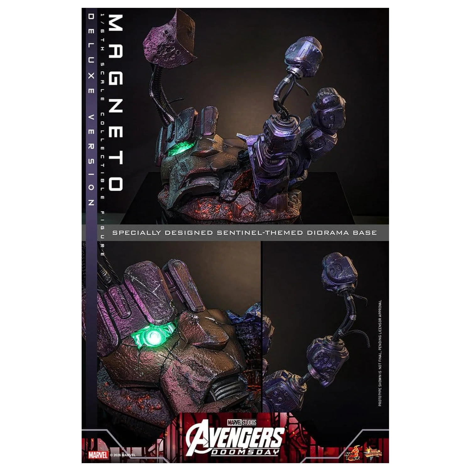 Avengers: Doomsday Movie Masterpiece akcijska figura 1/6 Magneto (Deluxe verzija) 30 cm fotografija proizvoda