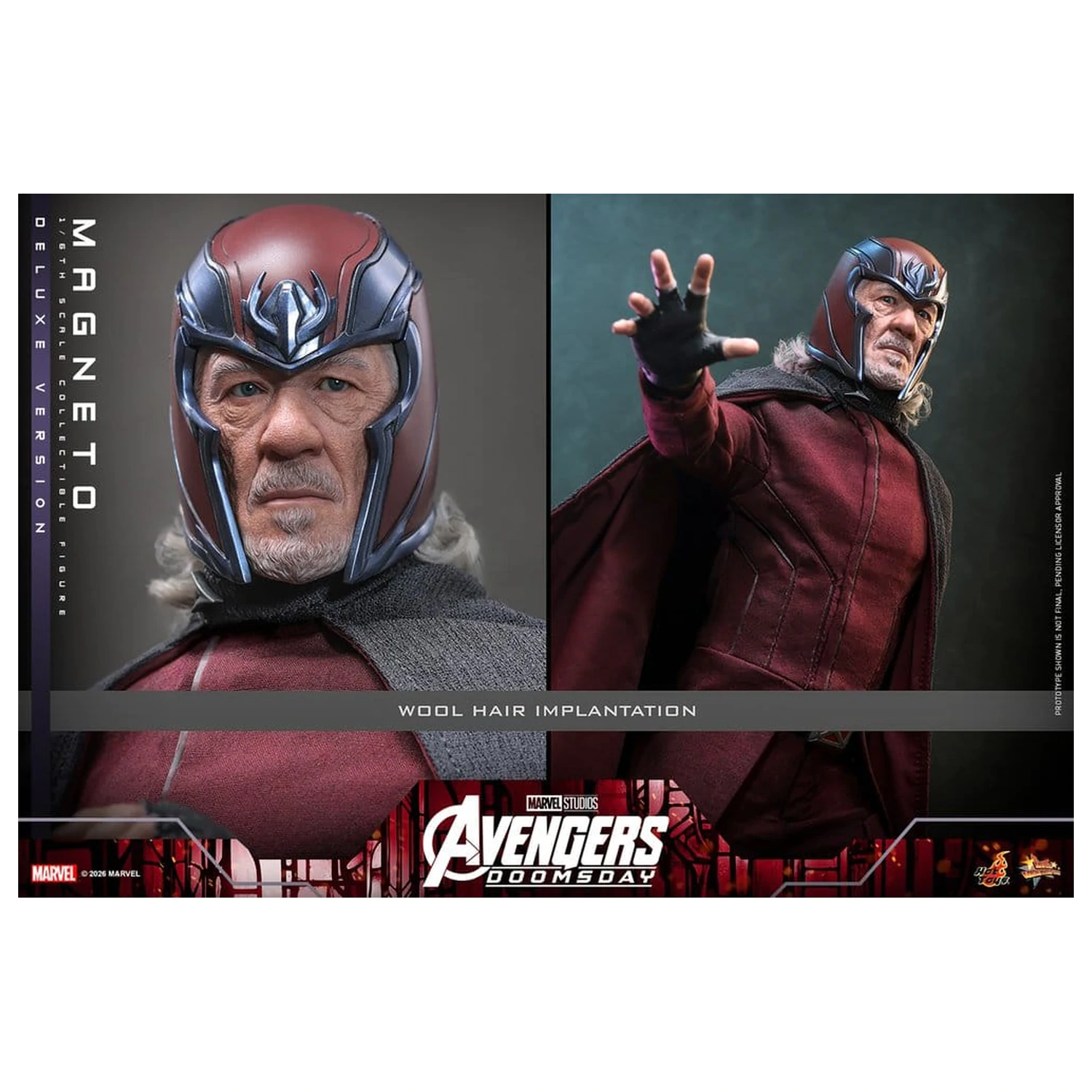 Avengers: Doomsday Movie Masterpiece akcijska figura 1/6 Magneto (Deluxe verzija) 30 cm fotografija proizvoda