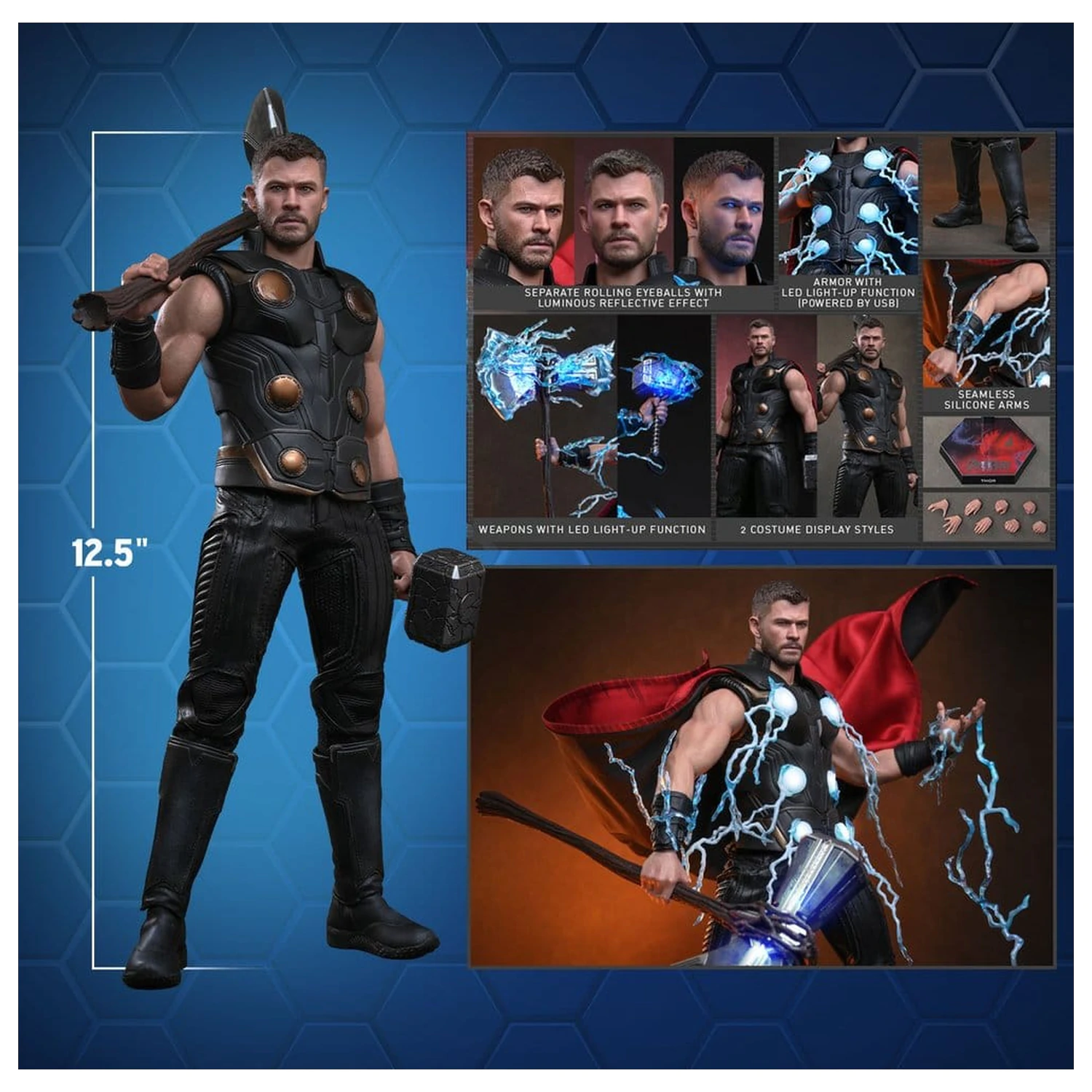 Avengers: Doomsday Movie Masterpiece akcijska figura 1/6 Thor 32 cm fotografija proizvoda
