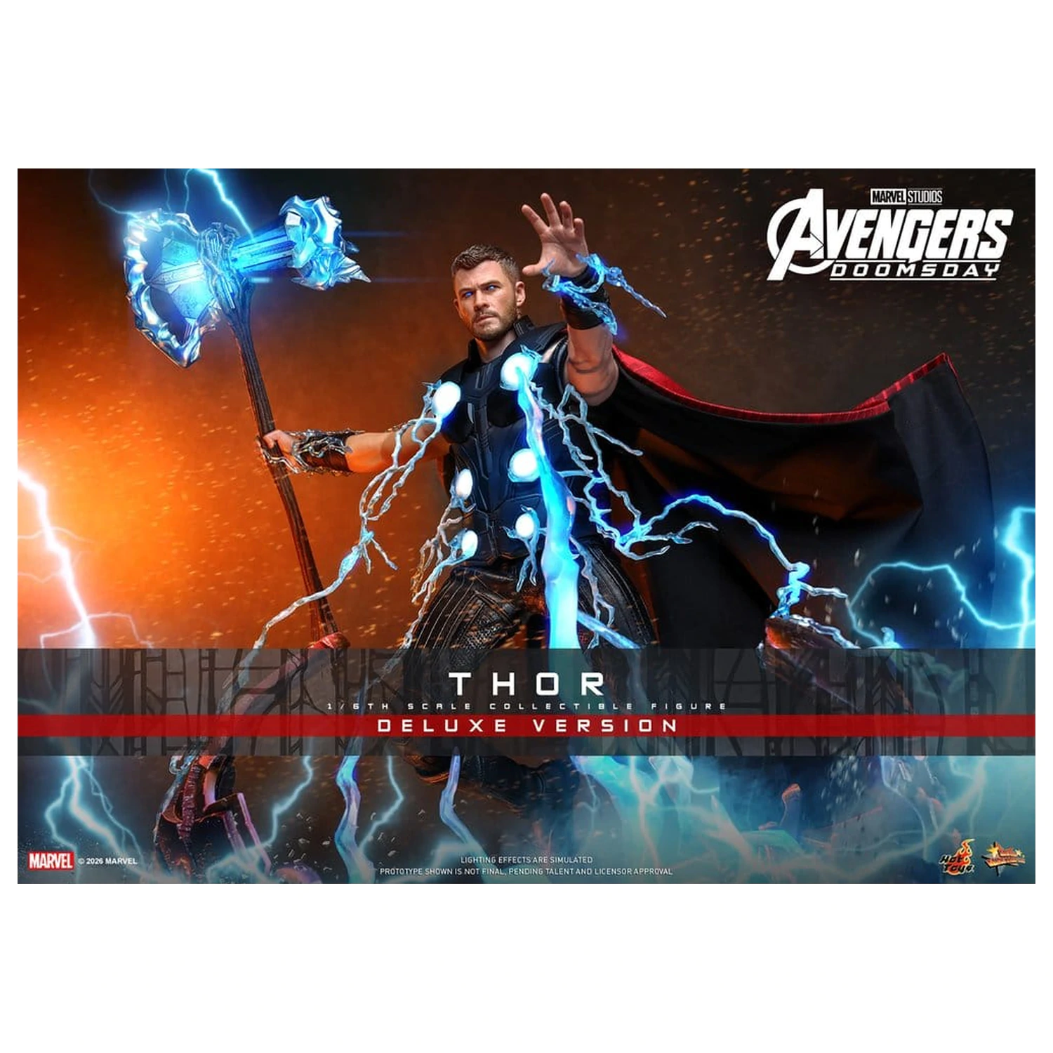 Avengers: Doomsday Movie Masterpiece akcijska figura 1/6 Thor (Deluxe verzija) 32 cm fotografija proizvoda