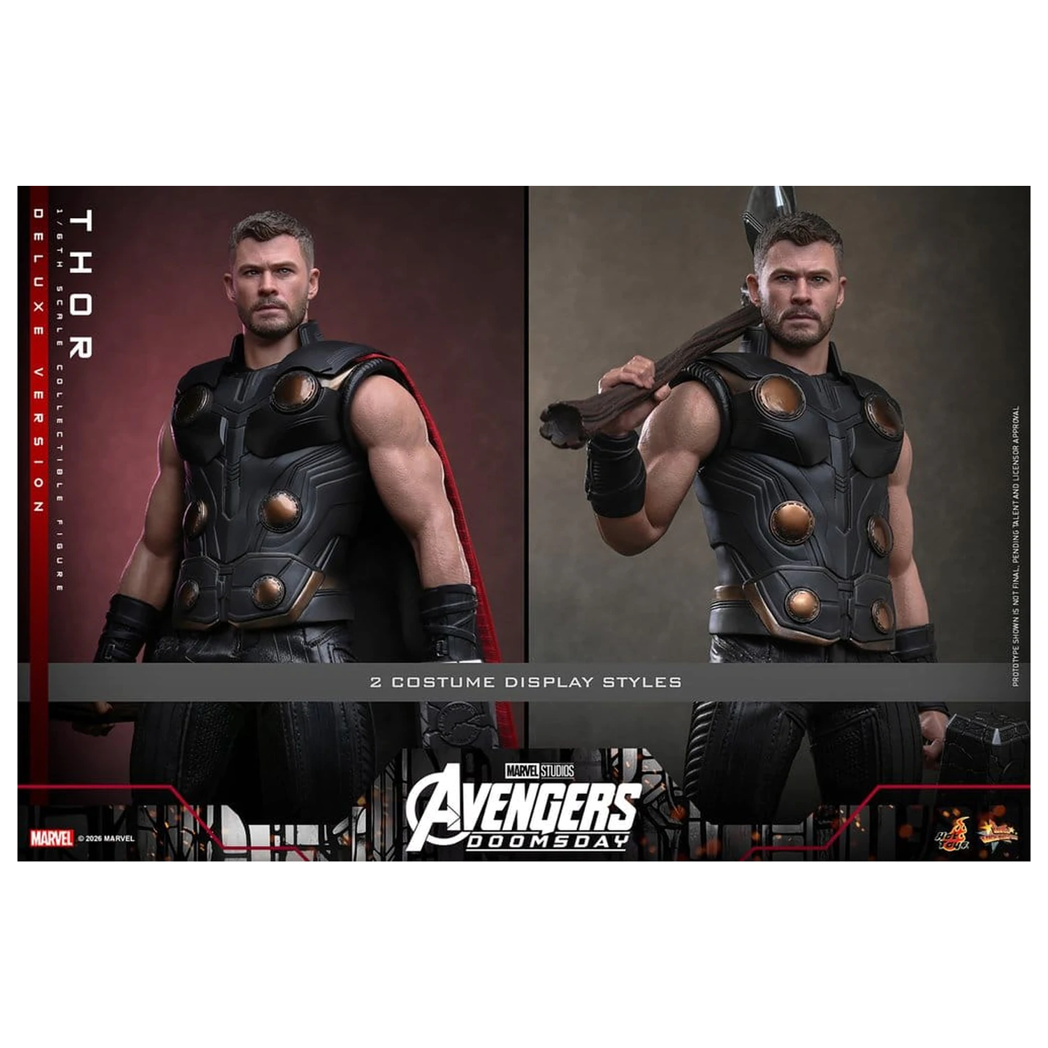 Avengers: Doomsday Movie Masterpiece akcijska figura 1/6 Thor (Deluxe verzija) 32 cm fotografija proizvoda
