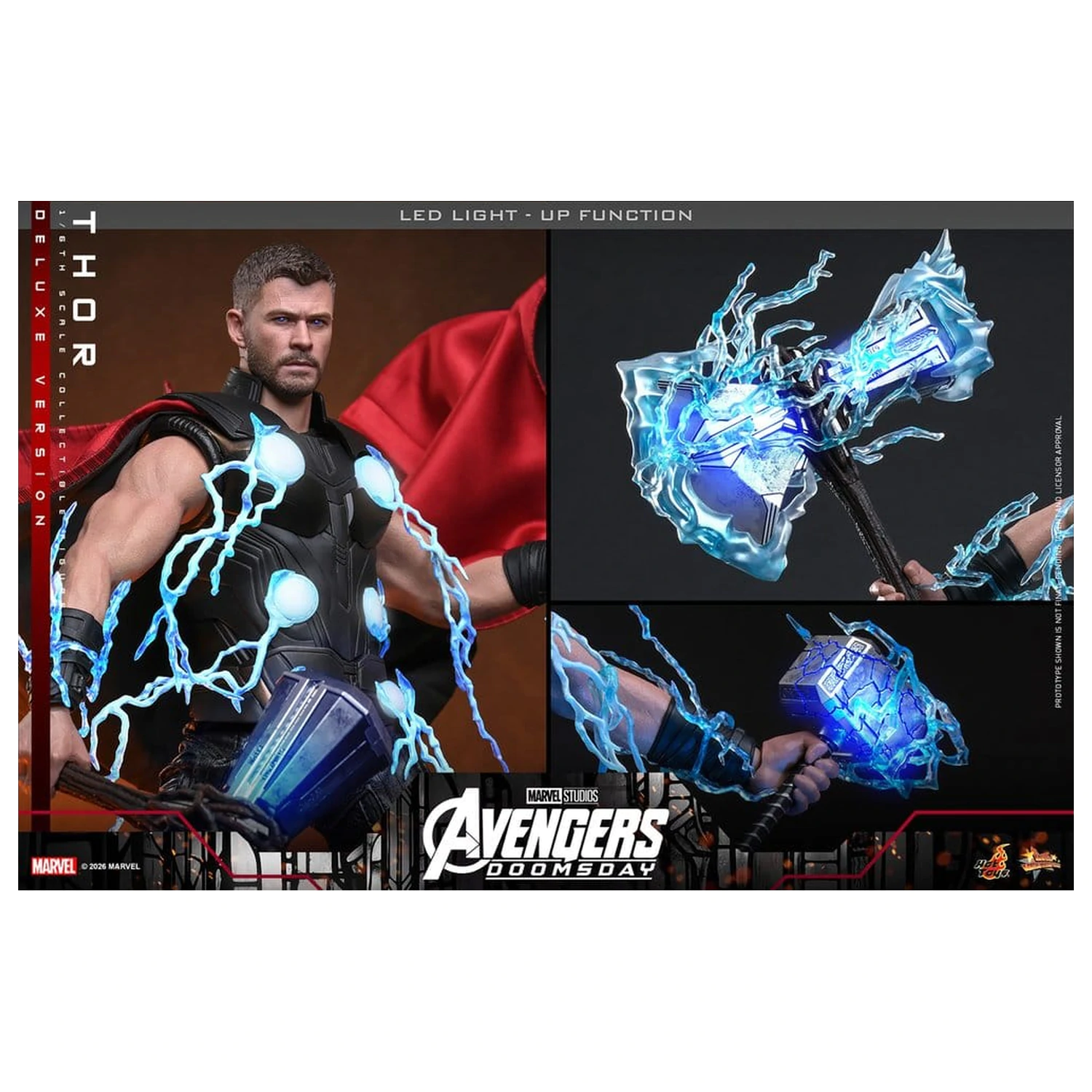 Avengers: Doomsday Movie Masterpiece akcijska figura 1/6 Thor (Deluxe verzija) 32 cm fotografija proizvoda