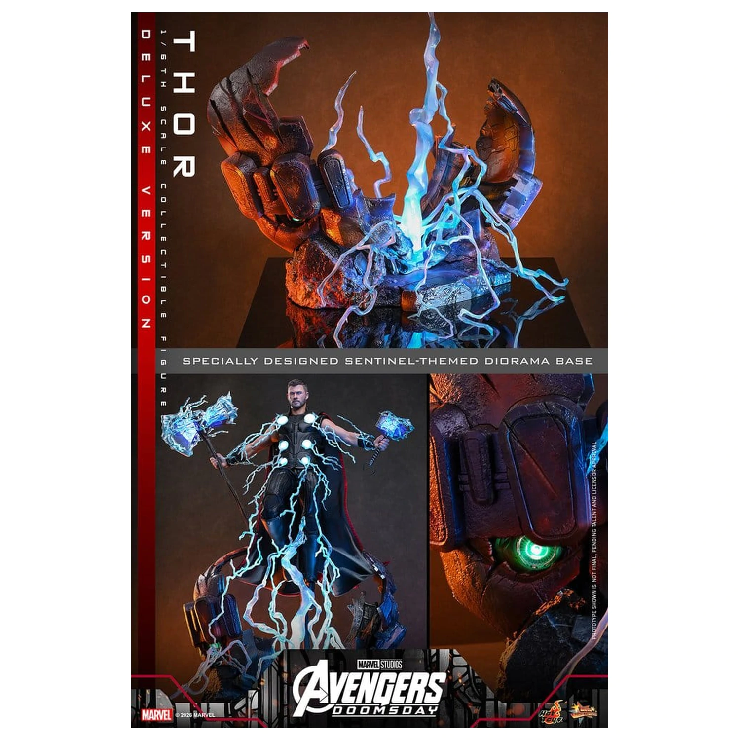 Avengers: Doomsday Movie Masterpiece akcijska figura 1/6 Thor (Deluxe verzija) 32 cm fotografija proizvoda