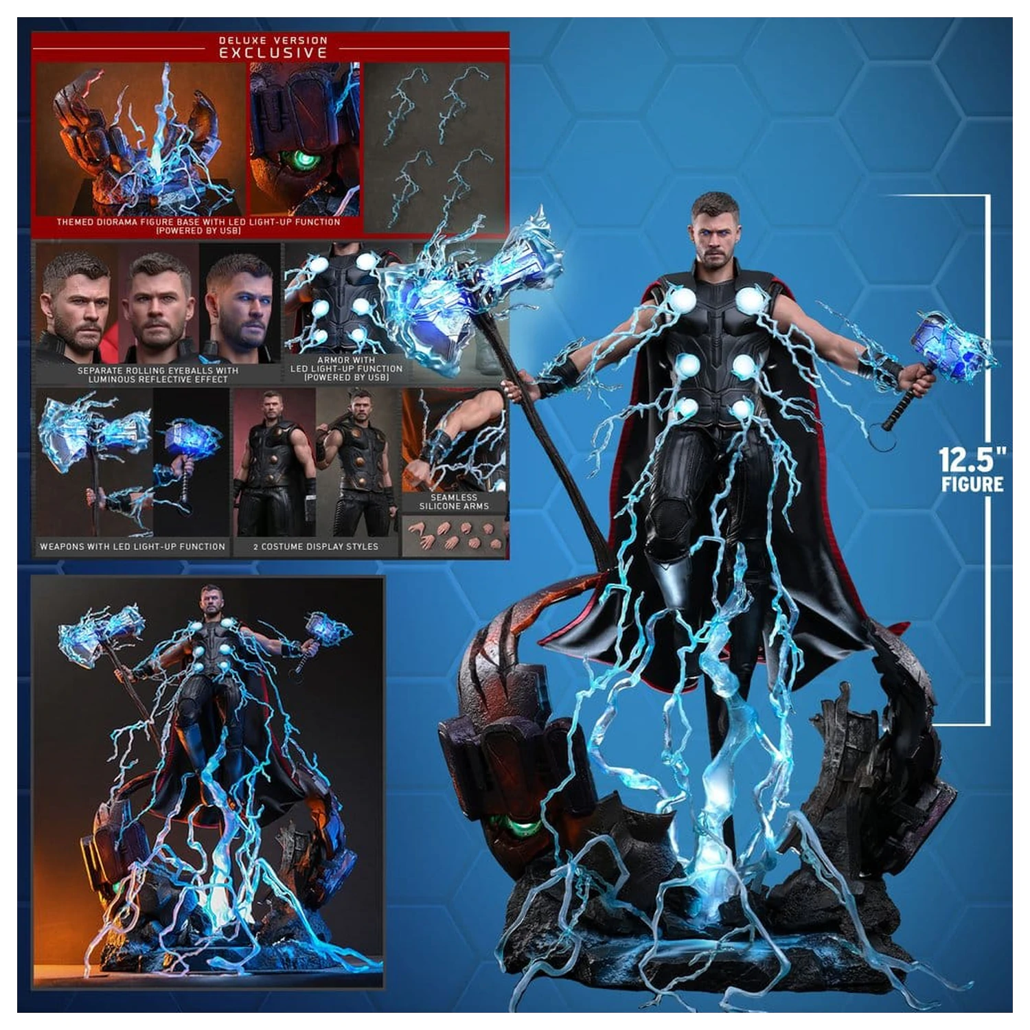 Avengers: Doomsday Movie Masterpiece akcijska figura 1/6 Thor (Deluxe verzija) 32 cm fotografija proizvoda