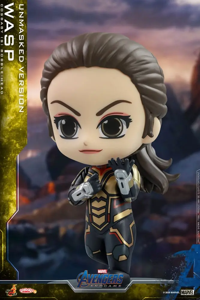 Avengers: Endgame Cosbaby (S) Mini Figura The Wasp (Unmasked Version) 10 cm fotografija proizvoda