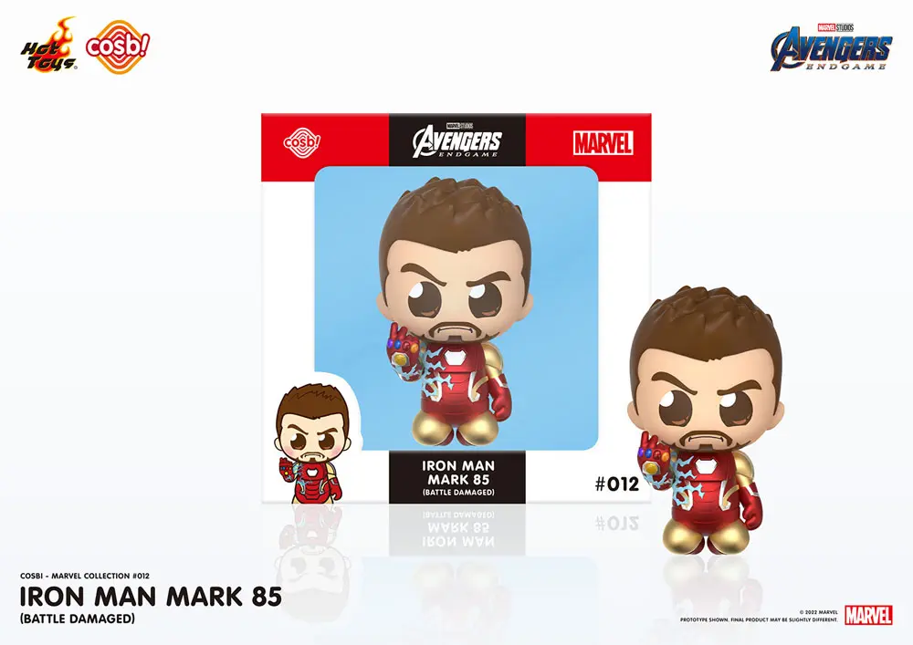 Avengers: Endgame Cosbi Mini Figura Iron Man Mark 85 (Battle) 8 cm fotografija proizvoda
