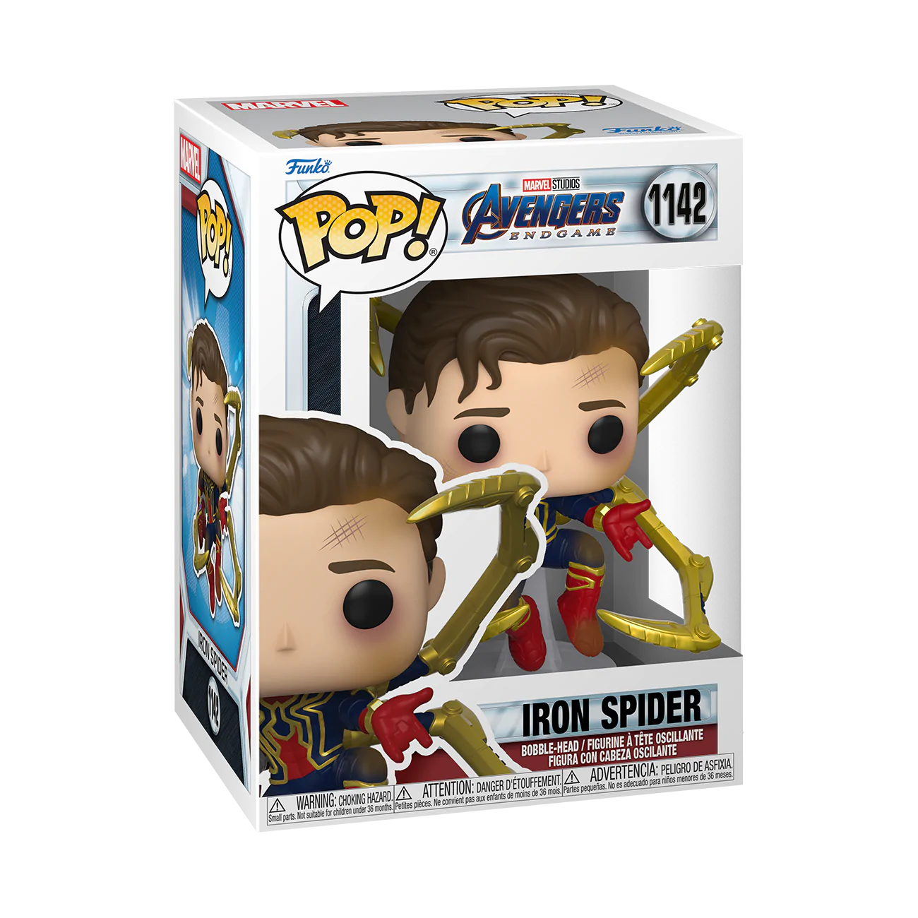 Avengers: Endgame POP! Movies Vinilna figura bez maske Spider-Man 9 cm fotografija proizvoda