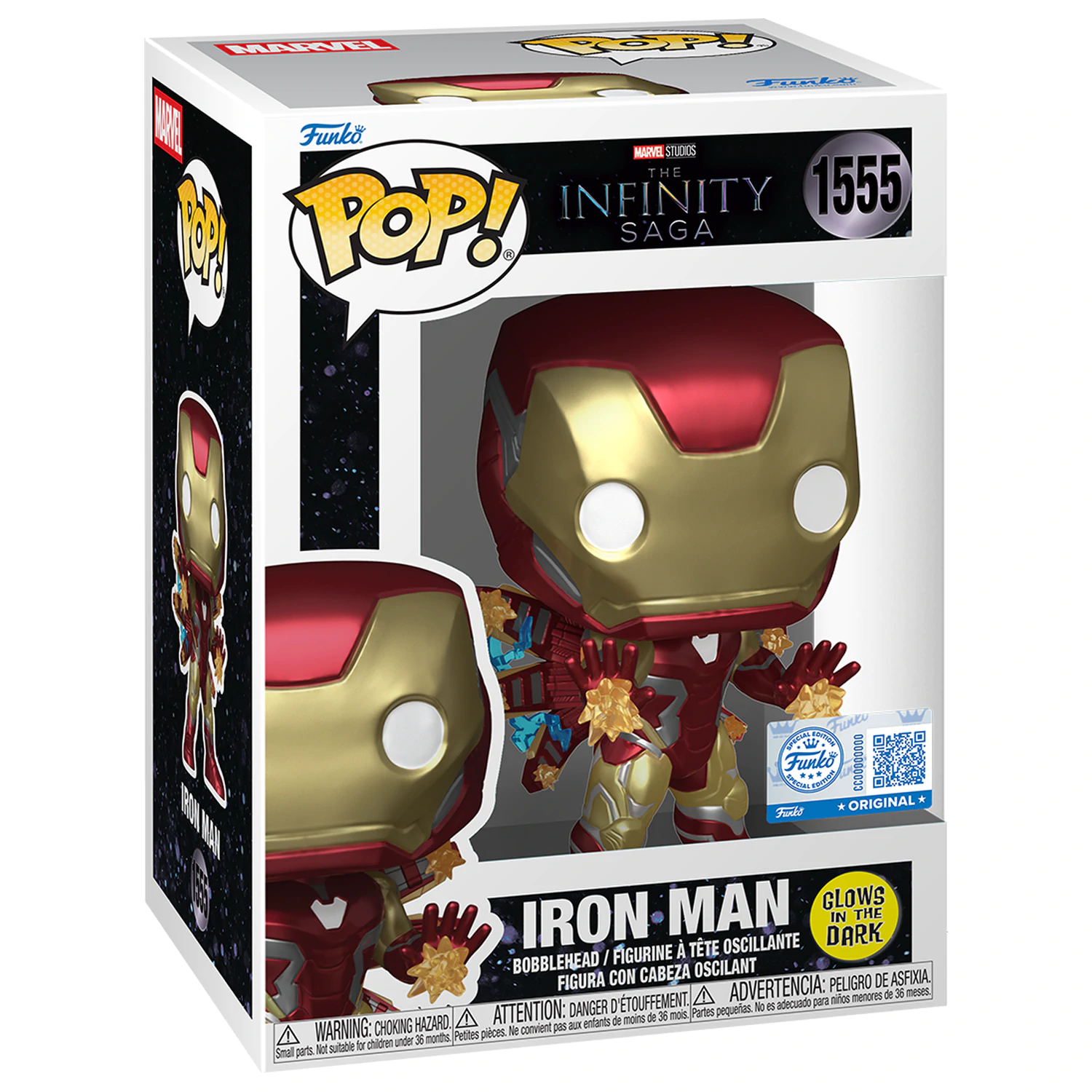 Avengers: Endgame Funko POP! Plus vinilna figura Iron Man Beams (GW) 9 cm fotografija proizvoda