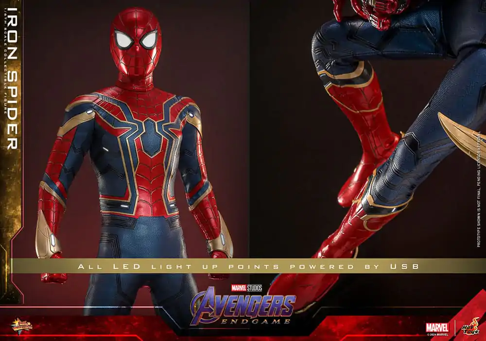 Avengers: Endgame Movie Masterpiece akcijska figura 1/6 Iron Spider 28 cm fotografija proizvoda