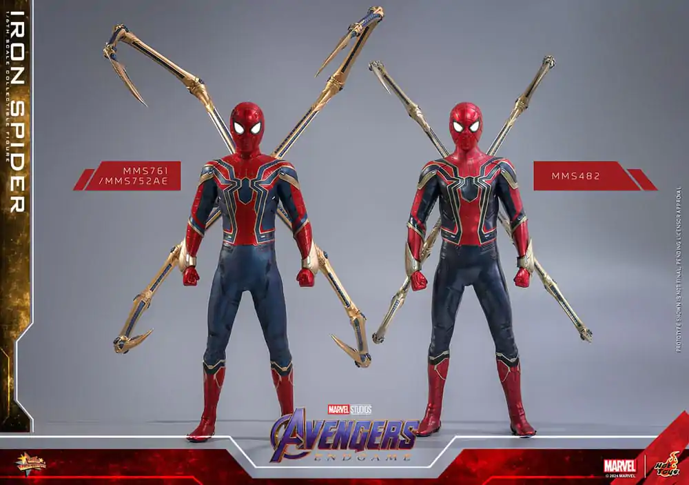 Avengers: Endgame Movie Masterpiece akcijska figura 1/6 Iron Spider 28 cm fotografija proizvoda