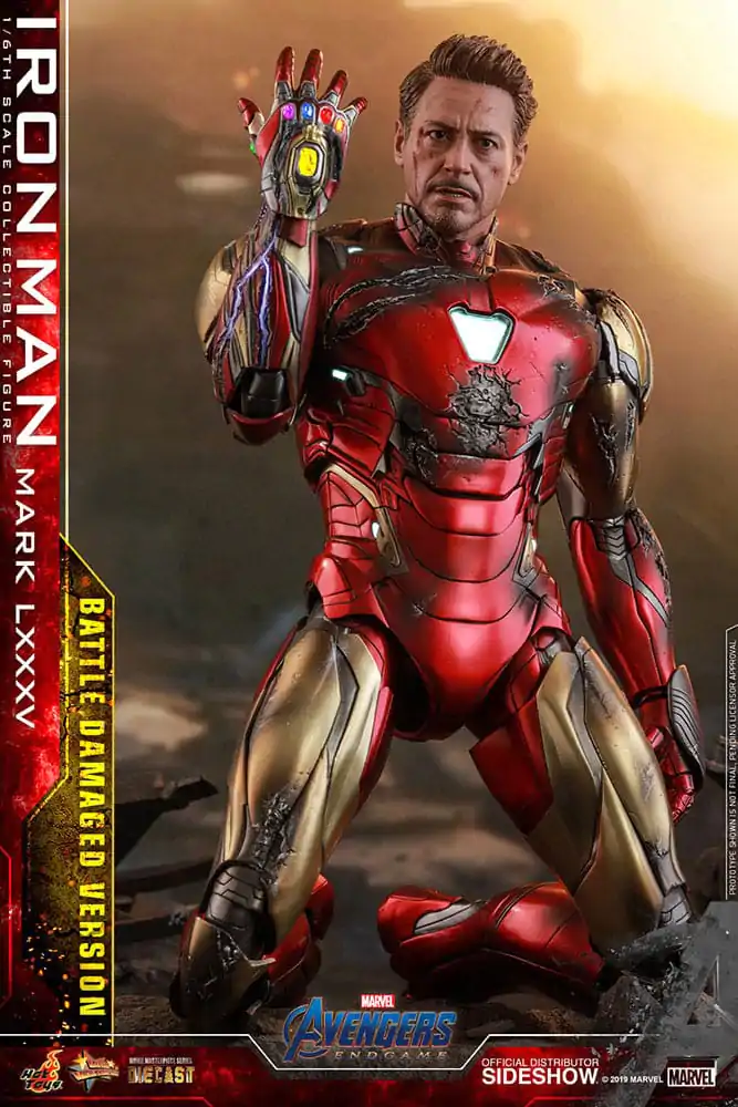 Avengers: Endgame Movie Masterpiece Diecast akcijska figura 1/6 Iron Man Mark LXXXV (Battle Damaged Version) Special Edition 32 cm fotografija proizvoda