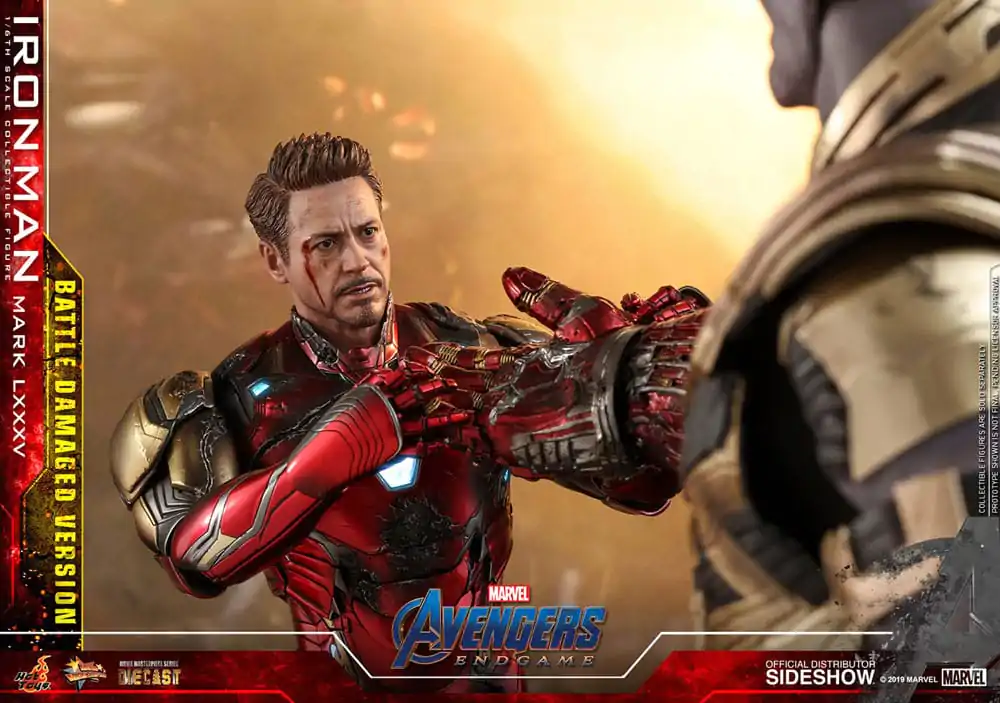 Avengers: Endgame Movie Masterpiece Diecast akcijska figura 1/6 Iron Man Mark LXXXV (Battle Damaged Version) Special Edition 32 cm fotografija proizvoda