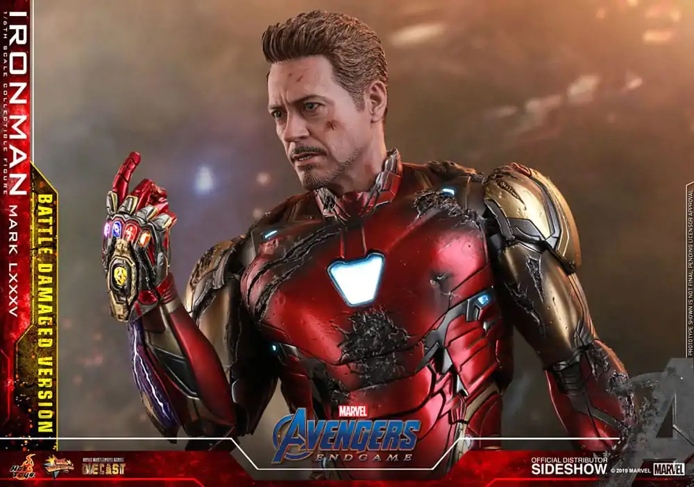 Avengers: Endgame Movie Masterpiece Diecast akcijska figura 1/6 Iron Man Mark LXXXV (Battle Damaged Version) Special Edition 32 cm fotografija proizvoda