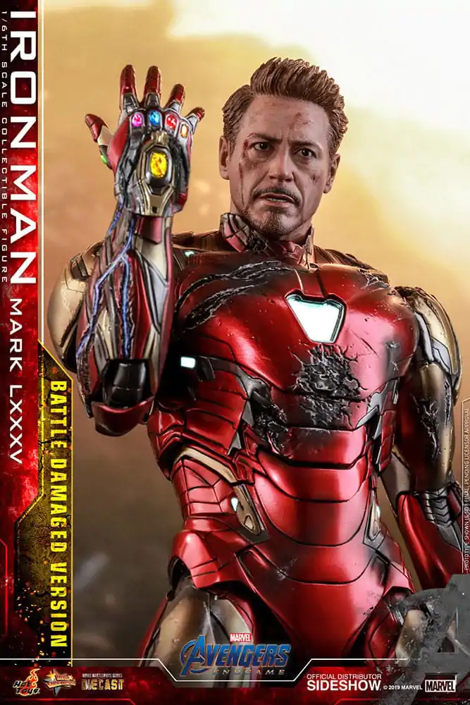 Avengers: Endgame Movie Masterpiece Diecast akcijska figura 1/6 Iron Man Mark LXXXV (Battle Damaged Version) Special Edition 32 cm fotografija proizvoda