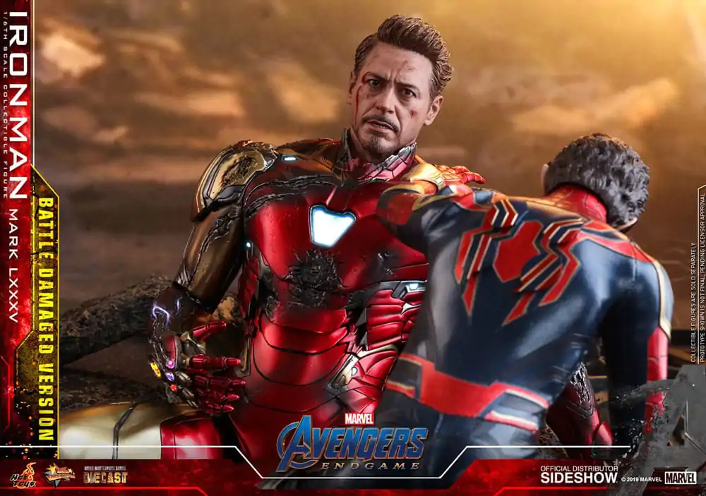 Avengers: Endgame Movie Masterpiece Diecast akcijska figura 1/6 Iron Man Mark LXXXV (Battle Damaged Version) Special Edition 32 cm fotografija proizvoda