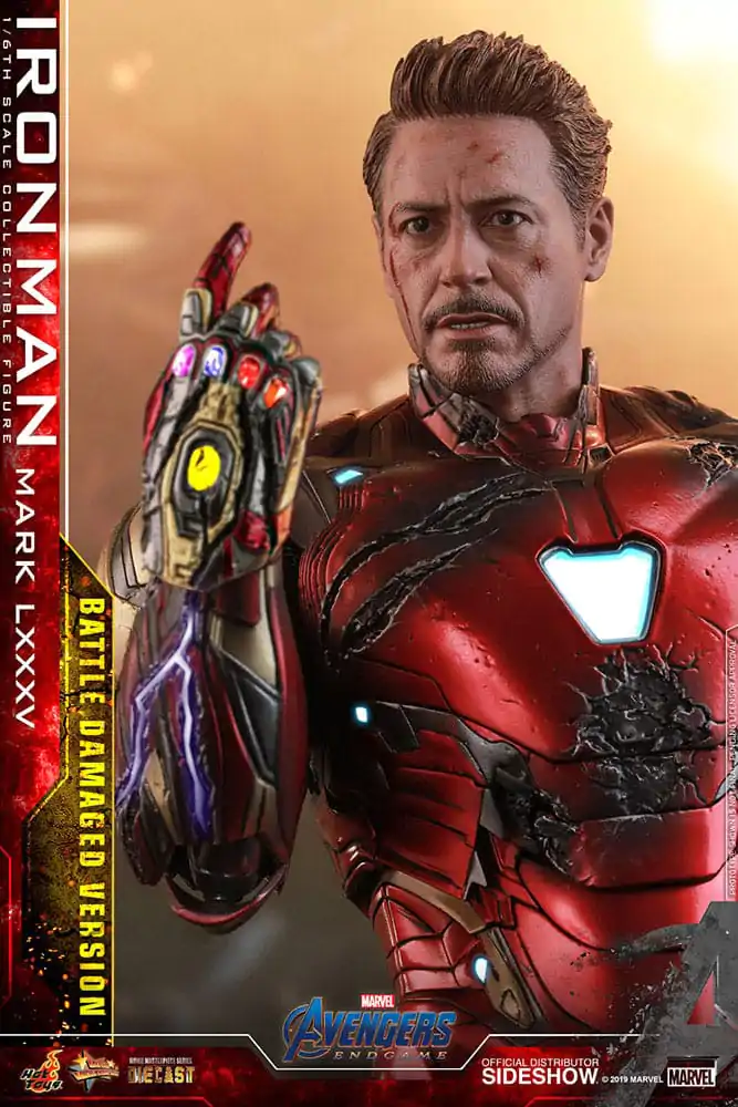 Avengers: Endgame Movie Masterpiece Diecast akcijska figura 1/6 Iron Man Mark LXXXV (Battle Damaged Version) Special Edition 32 cm fotografija proizvoda