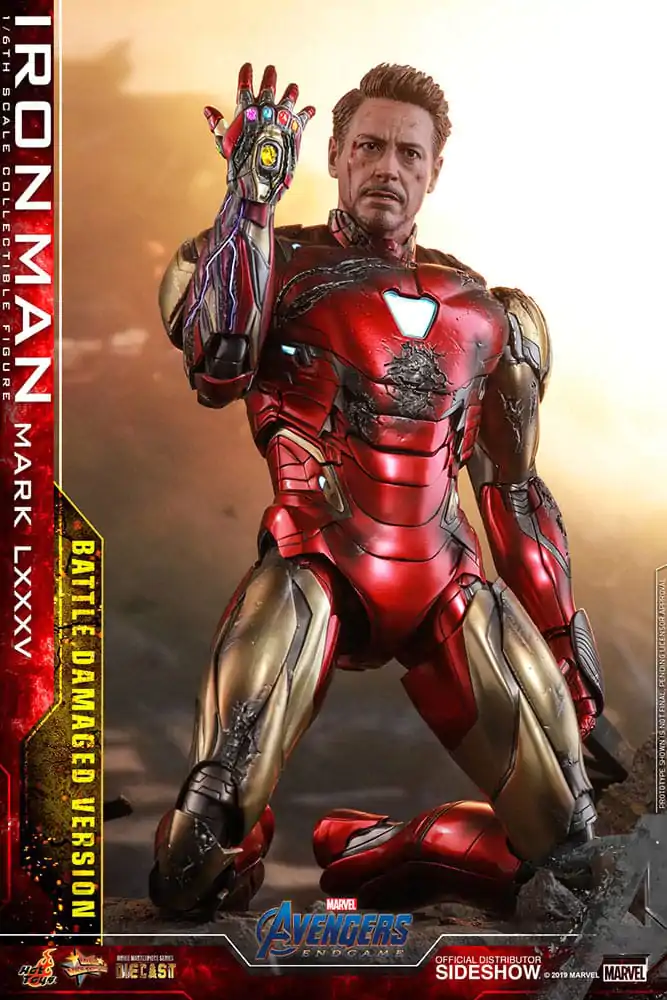 Avengers: Endgame Movie Masterpiece Diecast akcijska figura 1/6 Iron Man Mark LXXXV (Battle Damaged Version) Special Edition 32 cm fotografija proizvoda