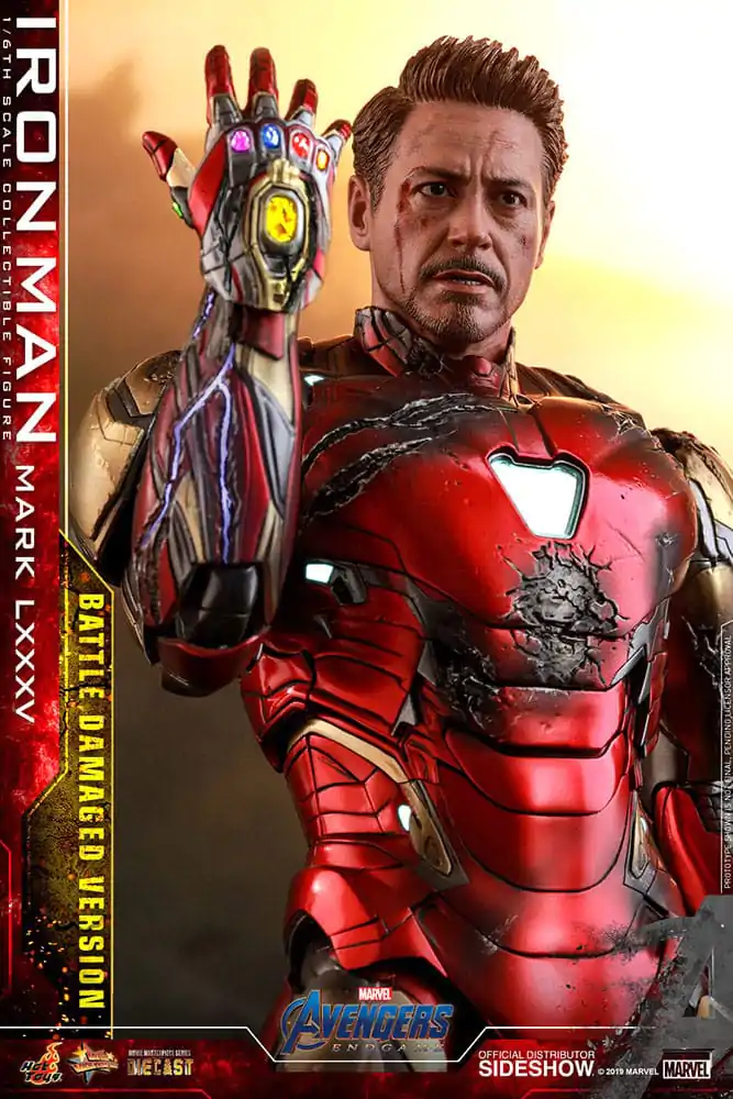 Avengers: Endgame Movie Masterpiece Diecast akcijska figura 1/6 Iron Man Mark LXXXV (Battle Damaged Version) Special Edition 32 cm fotografija proizvoda
