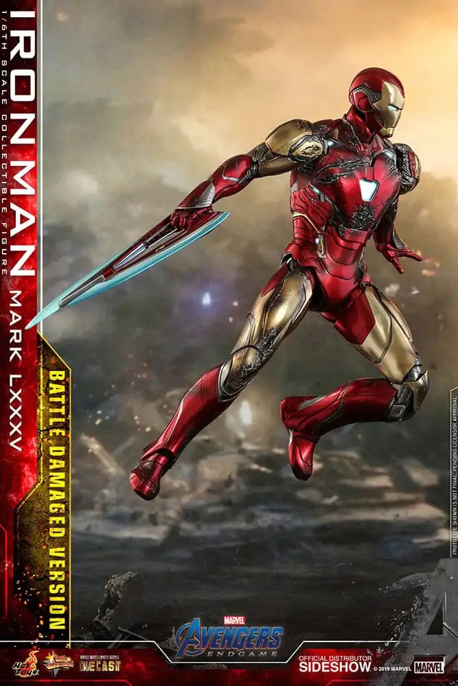 Avengers: Endgame Movie Masterpiece Diecast akcijska figura 1/6 Iron Man Mark LXXXV (Battle Damaged Version) Special Edition 32 cm fotografija proizvoda