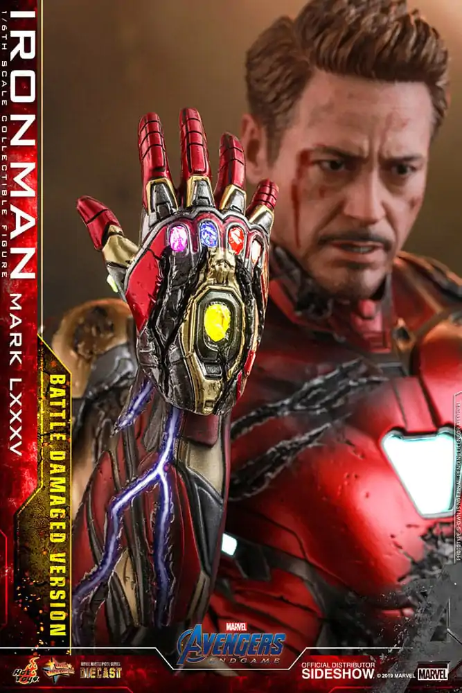 Avengers: Endgame Movie Masterpiece Diecast akcijska figura 1/6 Iron Man Mark LXXXV (Battle Damaged Version) Special Edition 32 cm fotografija proizvoda