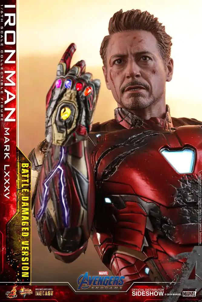 Avengers: Endgame Movie Masterpiece Diecast akcijska figura 1/6 Iron Man Mark LXXXV (Battle Damaged Version) Special Edition 32 cm fotografija proizvoda