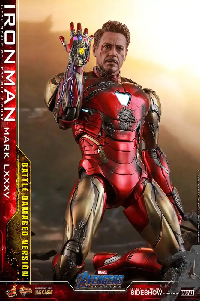 Avengers: Endgame Movie Masterpiece Diecast akcijska figura 1/6 Iron Man Mark LXXXV (Battle Damaged Version) Special Edition 32 cm fotografija proizvoda