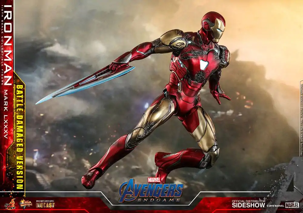 Avengers: Endgame Movie Masterpiece Diecast akcijska figura 1/6 Iron Man Mark LXXXV (Battle Damaged Version) Special Edition 32 cm fotografija proizvoda