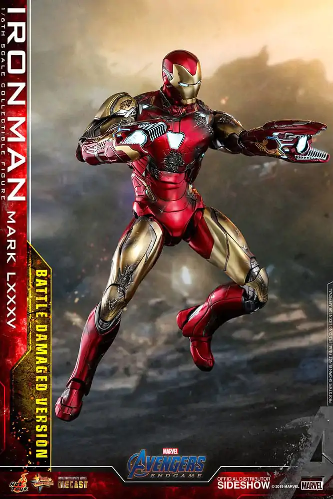 Avengers: Endgame Movie Masterpiece Diecast akcijska figura 1/6 Iron Man Mark LXXXV (Battle Damaged Version) Special Edition 32 cm fotografija proizvoda