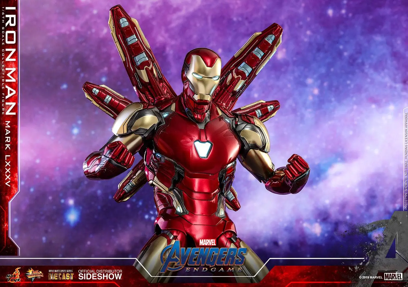 Avengers: Endgame Movie Masterpiece Series Diecast akcijska figura 1/6 Iron Man Mark LXXXV 32 cm fotografija proizvoda