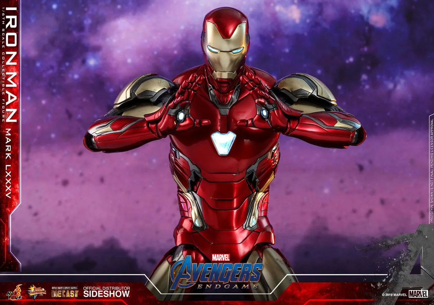 Avengers: Endgame Movie Masterpiece Series Diecast akcijska figura 1/6 Iron Man Mark LXXXV 32 cm fotografija proizvoda