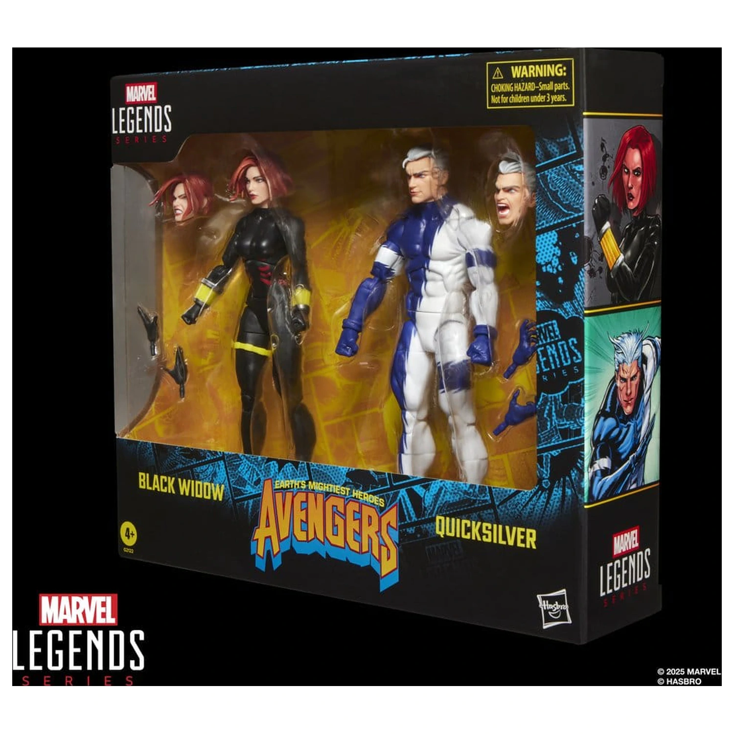 Avengers Marvel Legends Akcijska figura dvostruko pakiranje Black Widow & Quicksilver 15 cm fotografija proizvoda