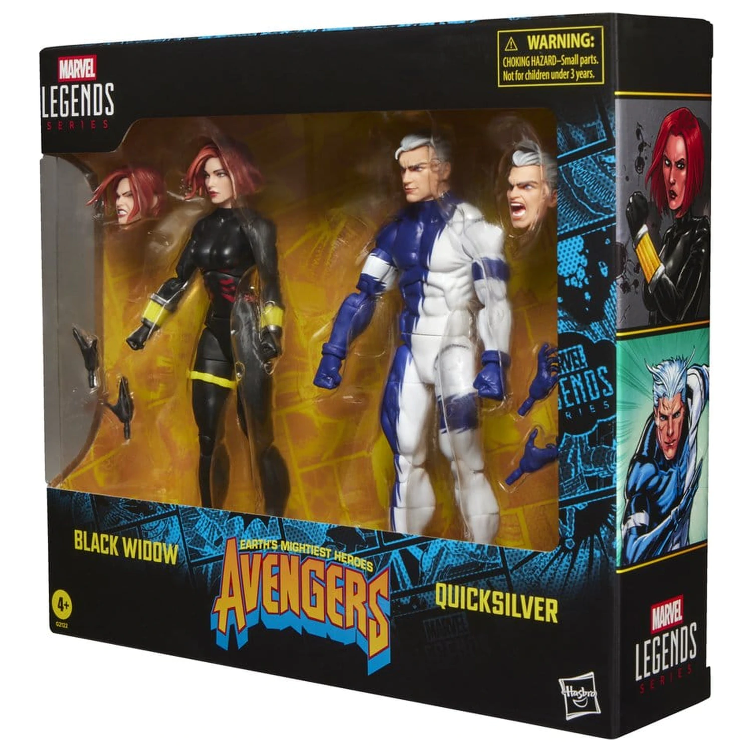 Avengers Marvel Legends Akcijska figura dvostruko pakiranje Black Widow & Quicksilver 15 cm fotografija proizvoda