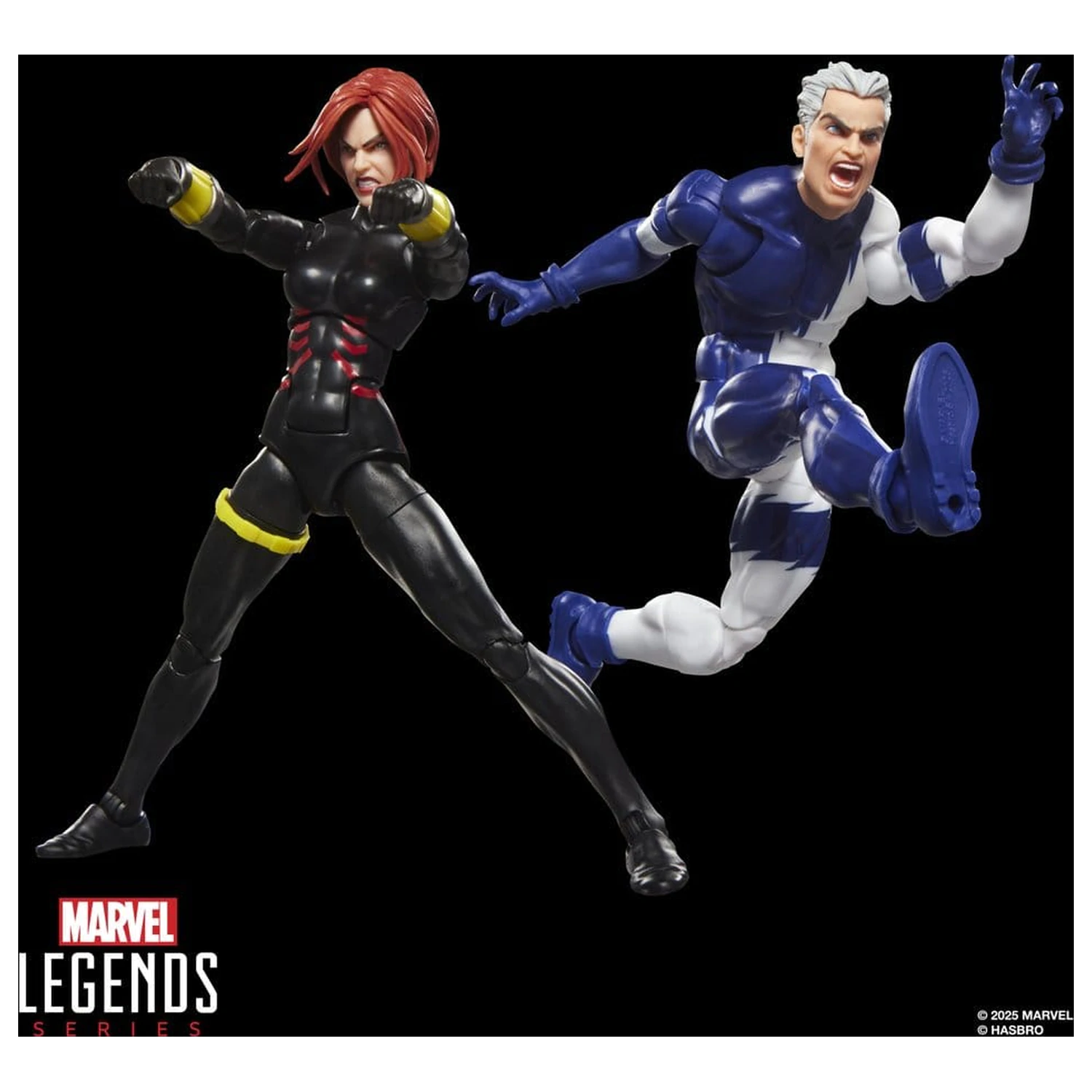 Avengers Marvel Legends Akcijska figura dvostruko pakiranje Black Widow & Quicksilver 15 cm fotografija proizvoda