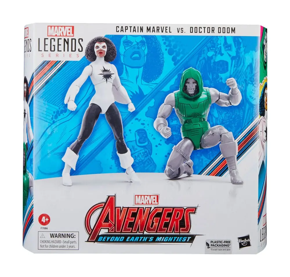 Avengers Marvel Legends akcijske figure Captain Marvel vs. Doctor Doom 15 cm fotografija proizvoda