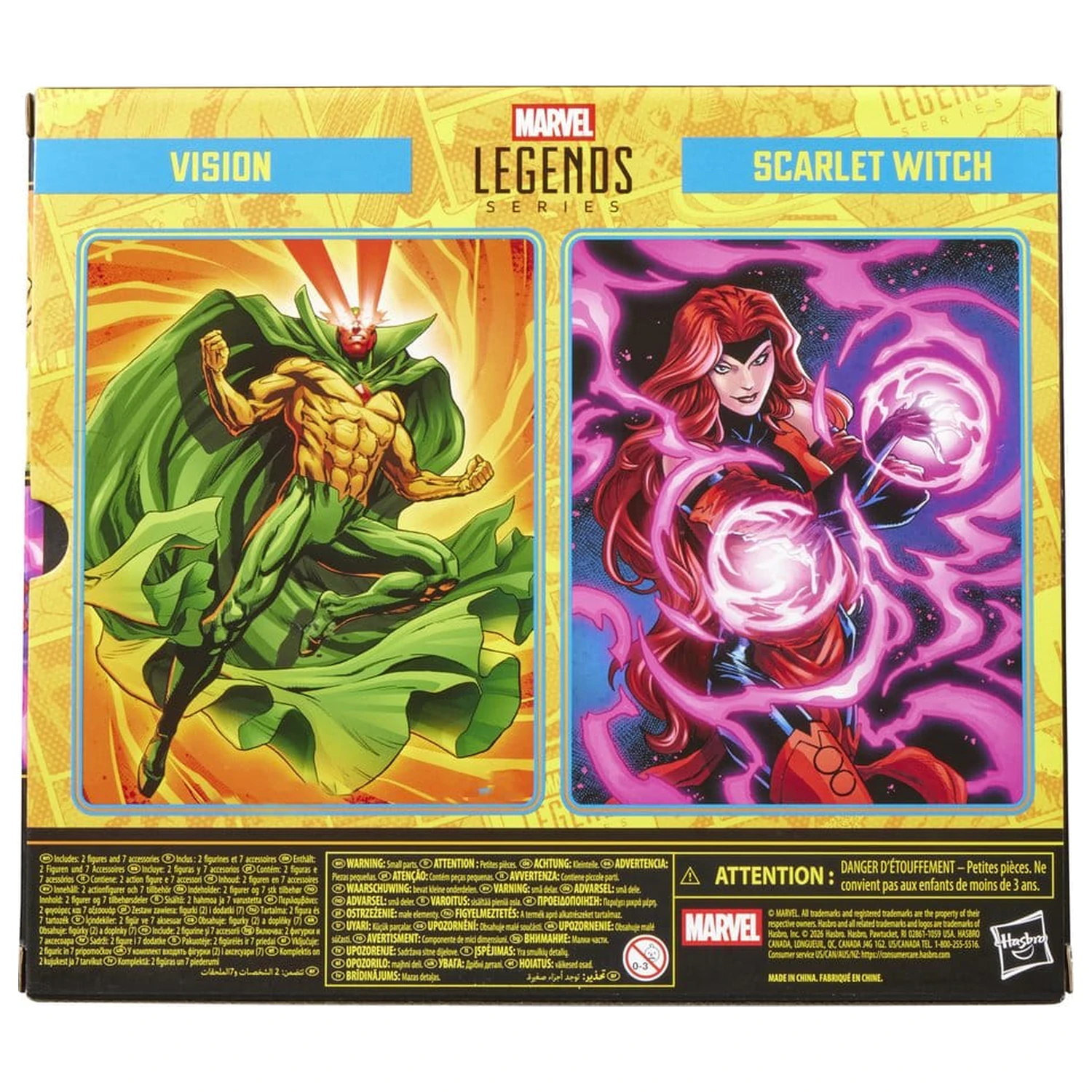 Avengers Marvel Legends akcijske figure 2-pakiranje Vision i Scarlet Witch 15 cm fotografija proizvoda