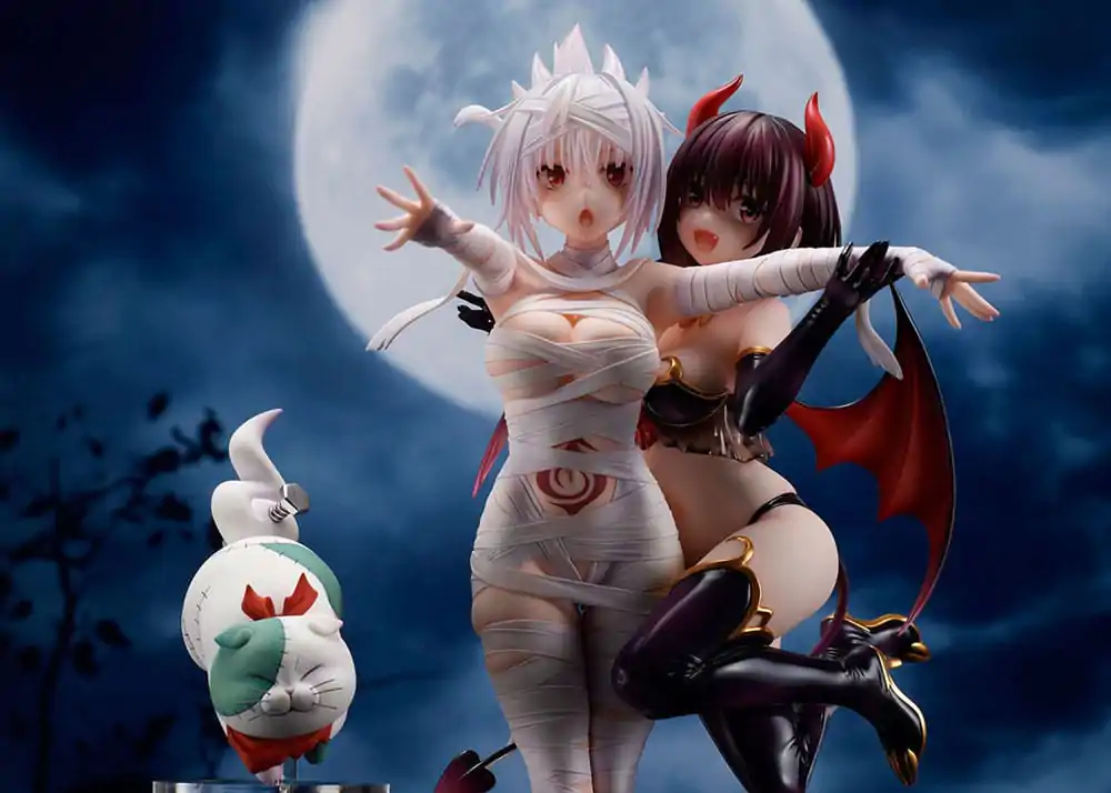 Ayakashi Triangle PVC kip Matsuri Kazamaki & Suzu Kanade & Shirogane 25 cm fotografija proizvoda