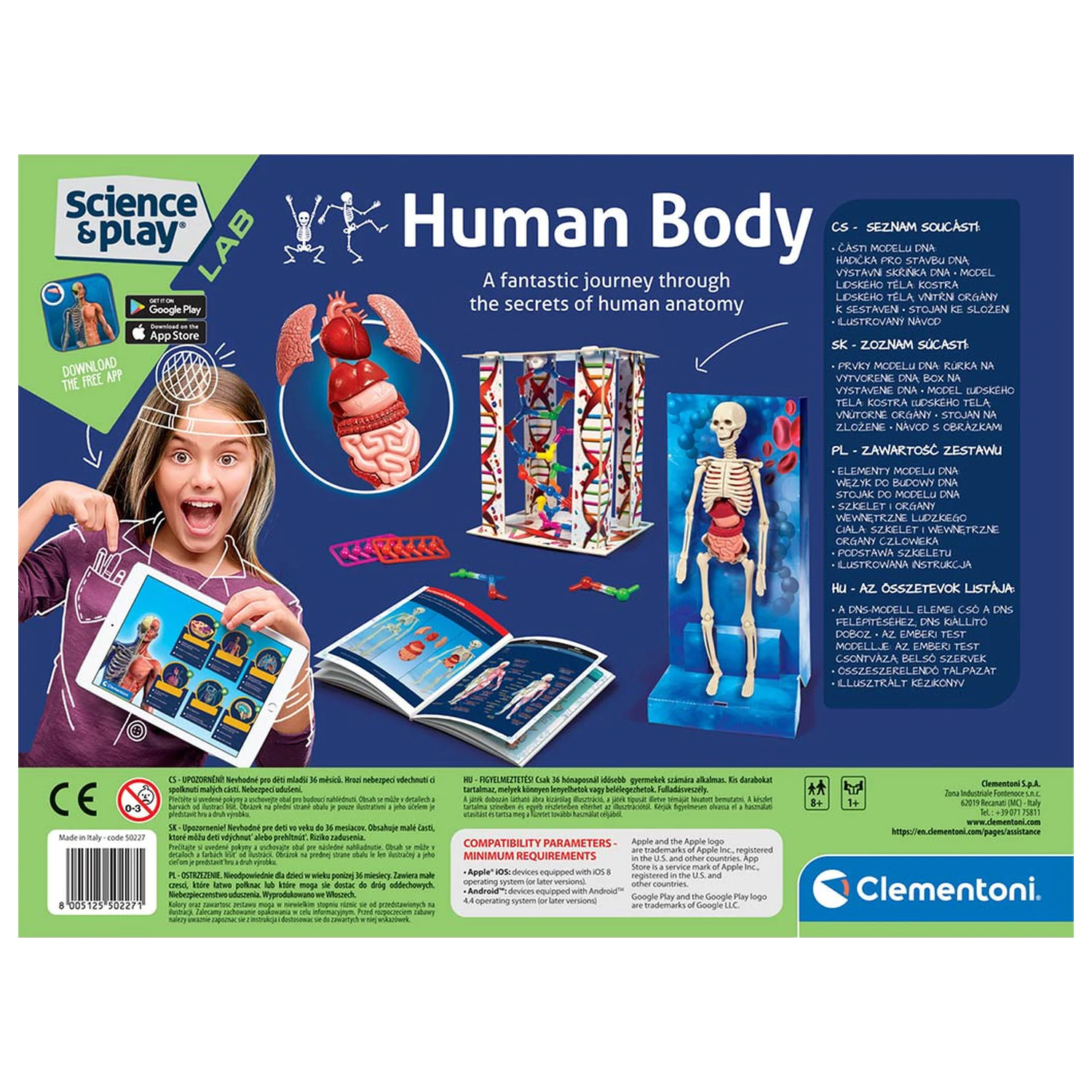 The Human Body Inside You Science Komplet za igru fotografija proizvoda