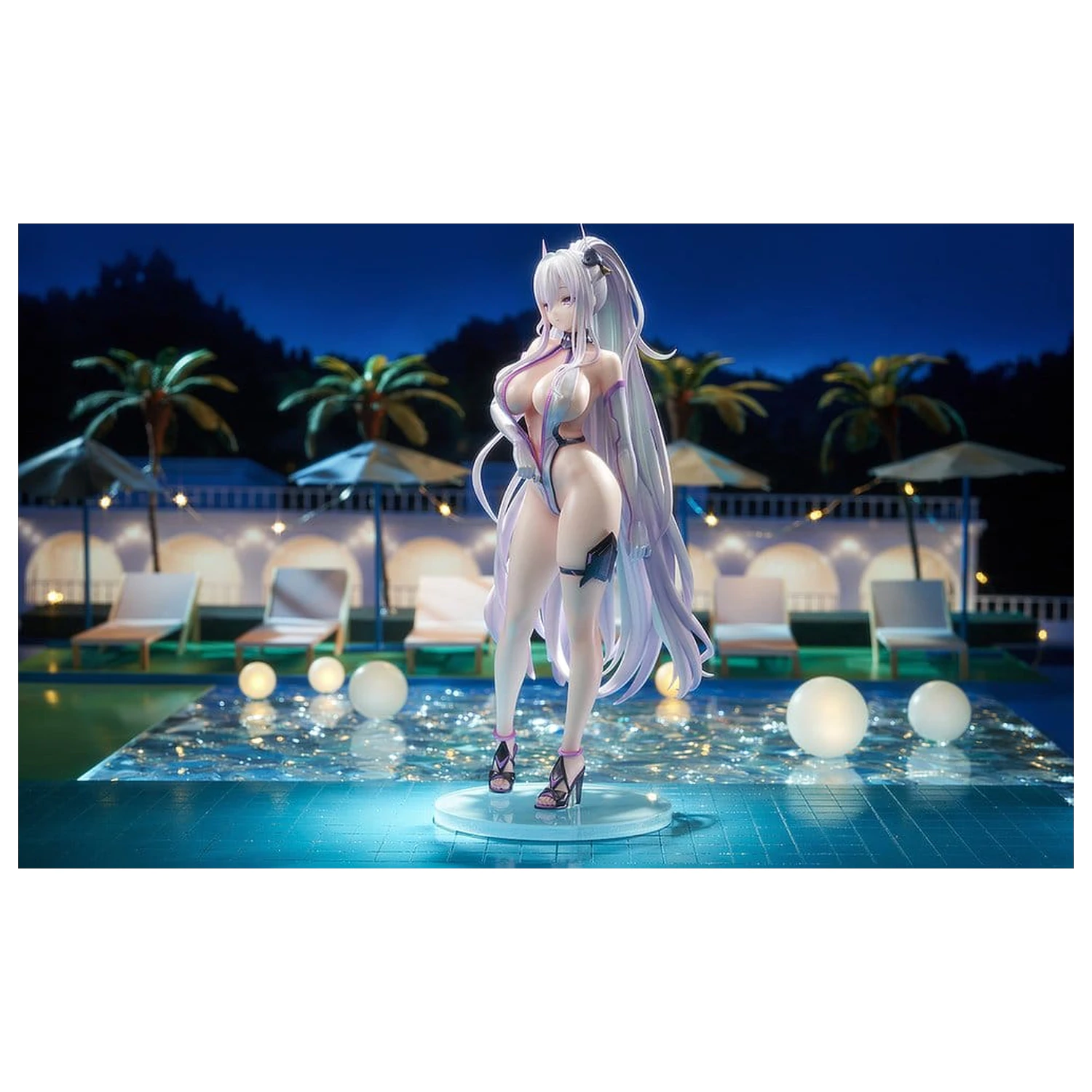 Azur Lane PVC figura 1/6 Kearsarge Nightpool 28 cm fotografija proizvoda