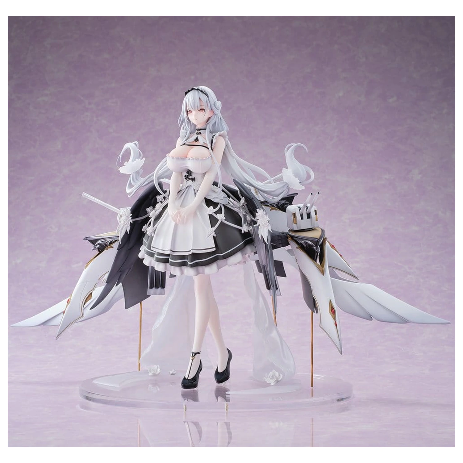Azur Lane PVC figura 1/6 Shira Heavy Armament Ver. 26 cm fotografija proizvoda