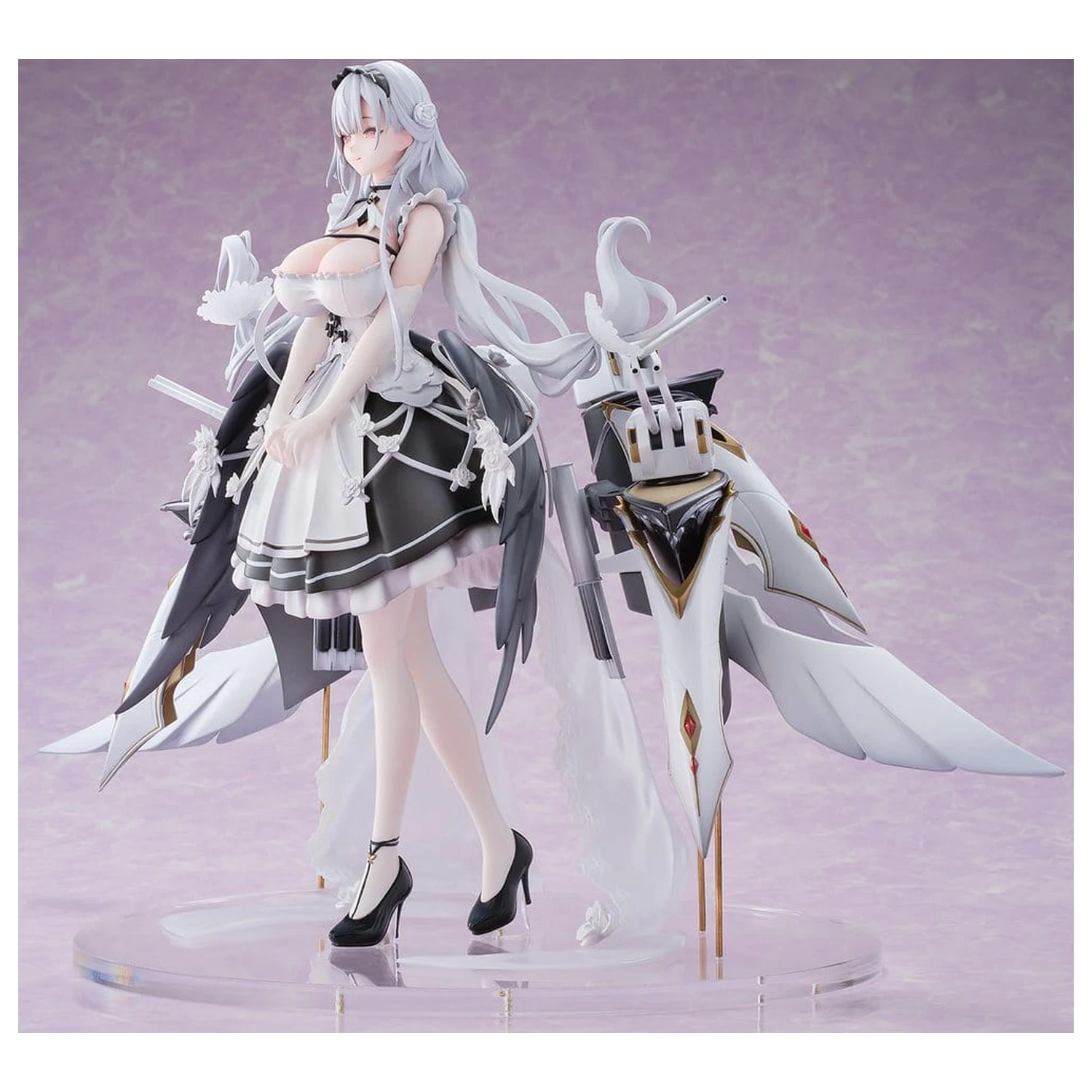 Azur Lane PVC figura 1/6 Shira Heavy Armament Ver. 26 cm fotografija proizvoda